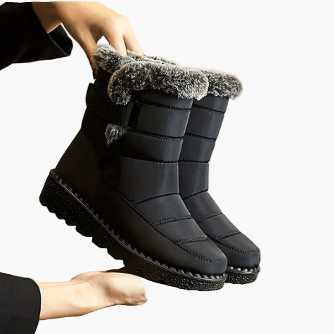 Damen Winterstiefel Warm Gefüttert Wasserdicht Rutschfest Alltag Outdoor