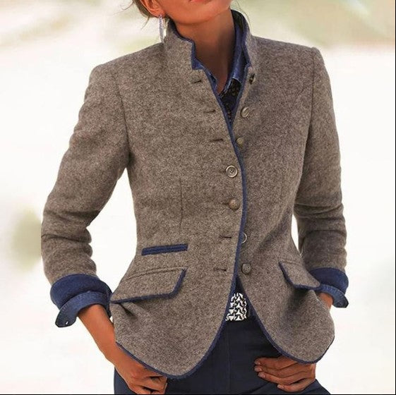 Damen Blazer Modern Business Chic – Stilvolle Jacke für Büro und Freizeit