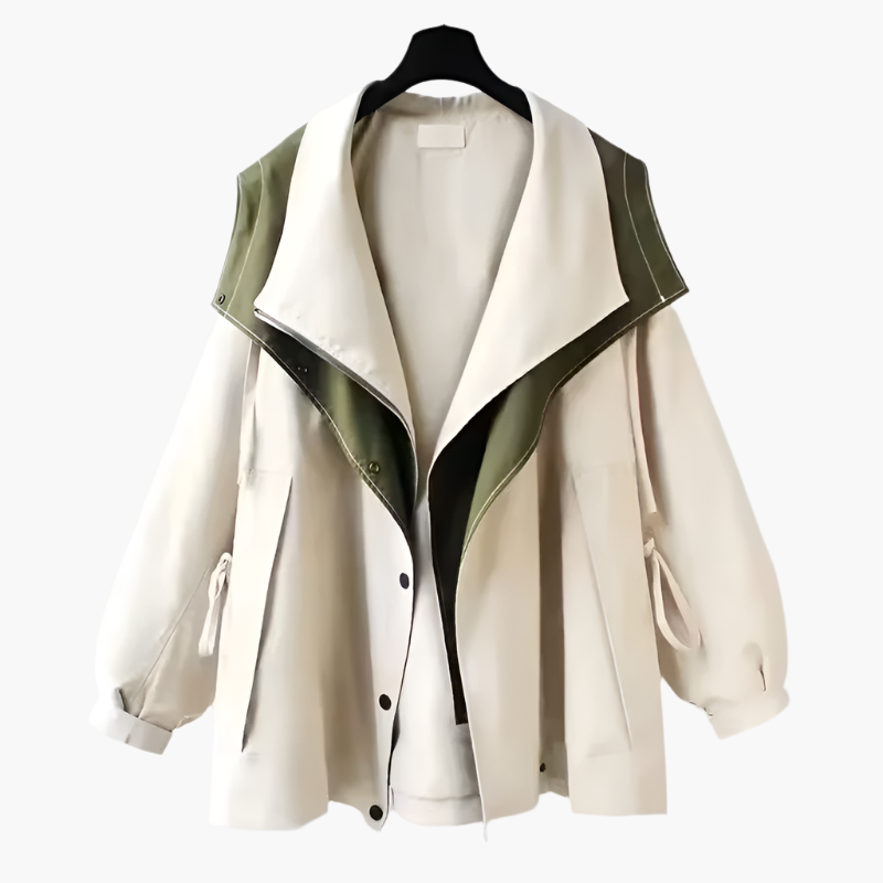 Damen Oversize Übergangsjacke im modernen Lagenlook – Casual Streetwear für jede Jahreszeit