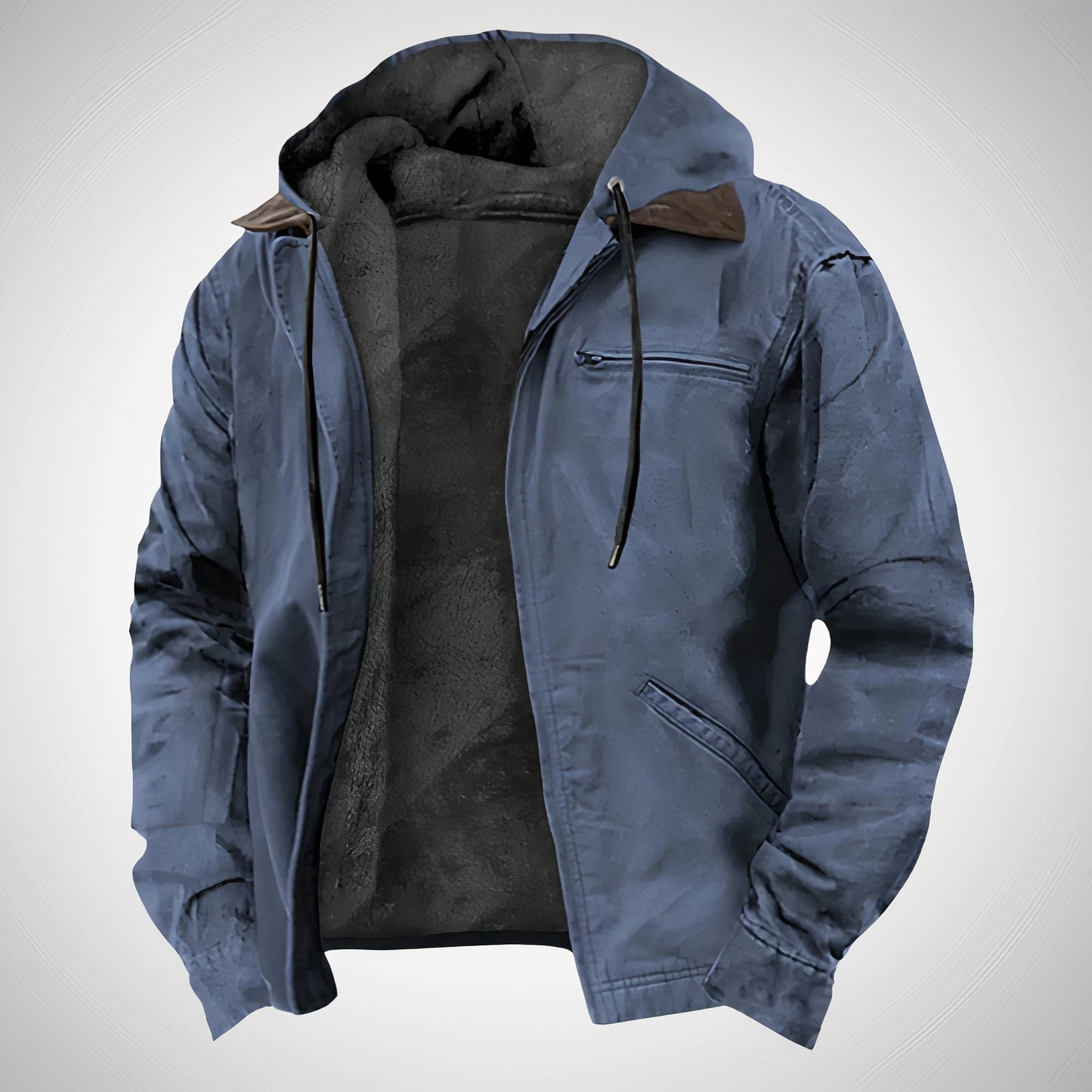 Herren Übergangsjacke mit Kapuze – Eleganter Freizeit- und Outdoor-Stil für den Herbst