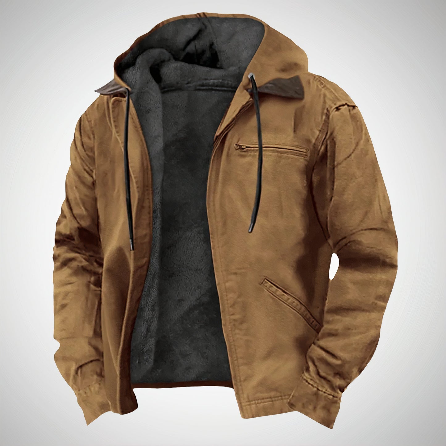 Herren Übergangsjacke mit Kapuze – Eleganter Freizeit- und Outdoor-Stil für den Herbst