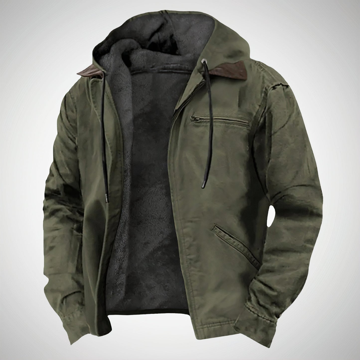 Herren Übergangsjacke mit Kapuze – Eleganter Freizeit- und Outdoor-Stil für den Herbst