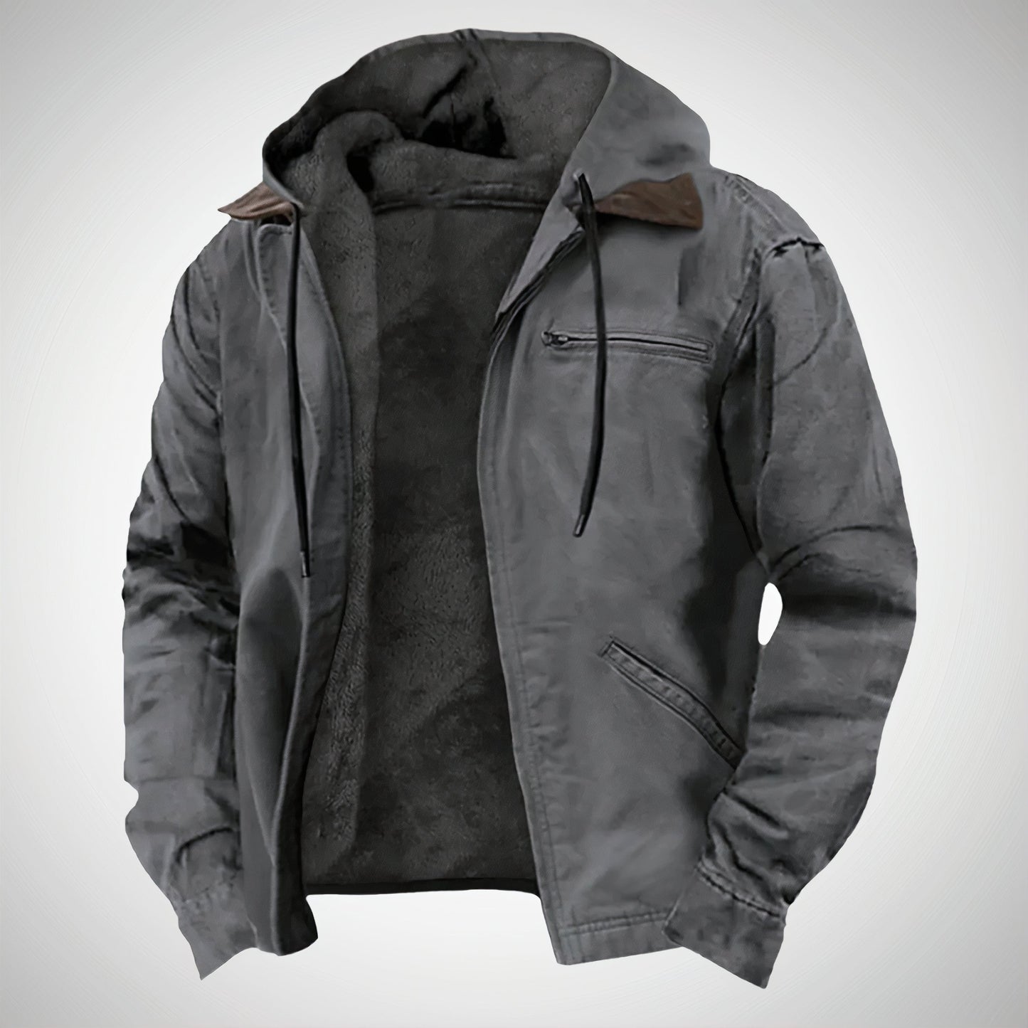 Herren Übergangsjacke mit Kapuze – Eleganter Freizeit- und Outdoor-Stil für den Herbst