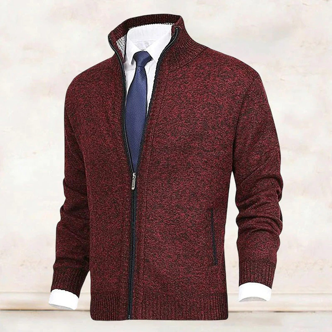 Herren Strickjacke mit Reißverschluss – Stilvolle Freizeit- und Businessmode