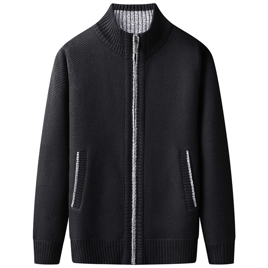 Herren Strickjacke mit Reißverschluss – Stilvolle Freizeit- und Businessmode