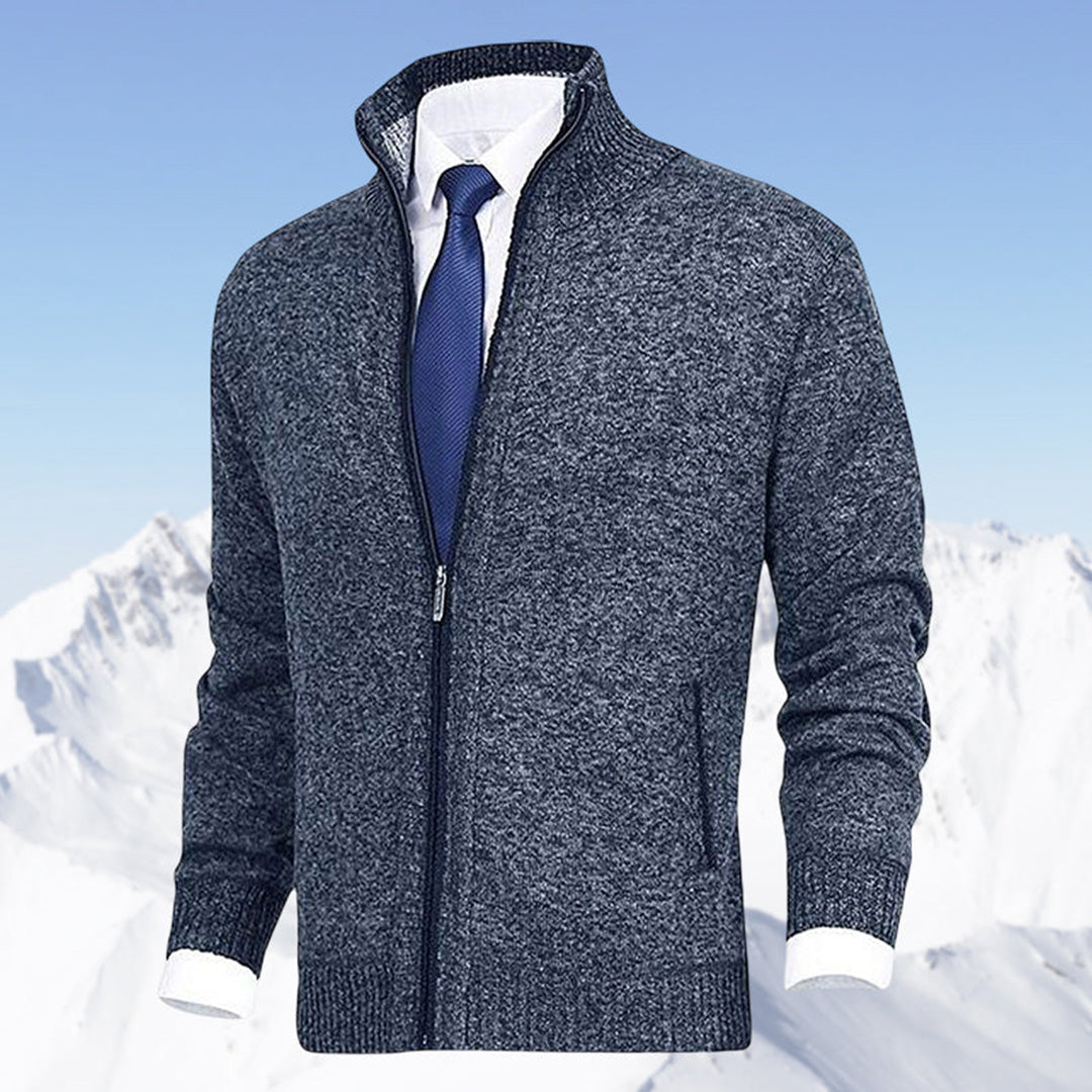 Herren Strickjacke mit Reißverschluss – Stilvolle Freizeit- und Businessmode