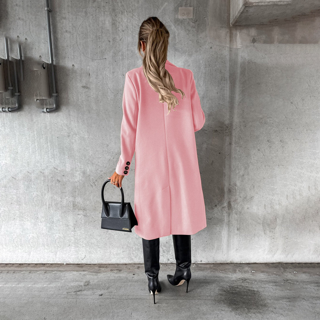 Damen Wintermantel Eleganter Gehrock Stil – Business & Alltag