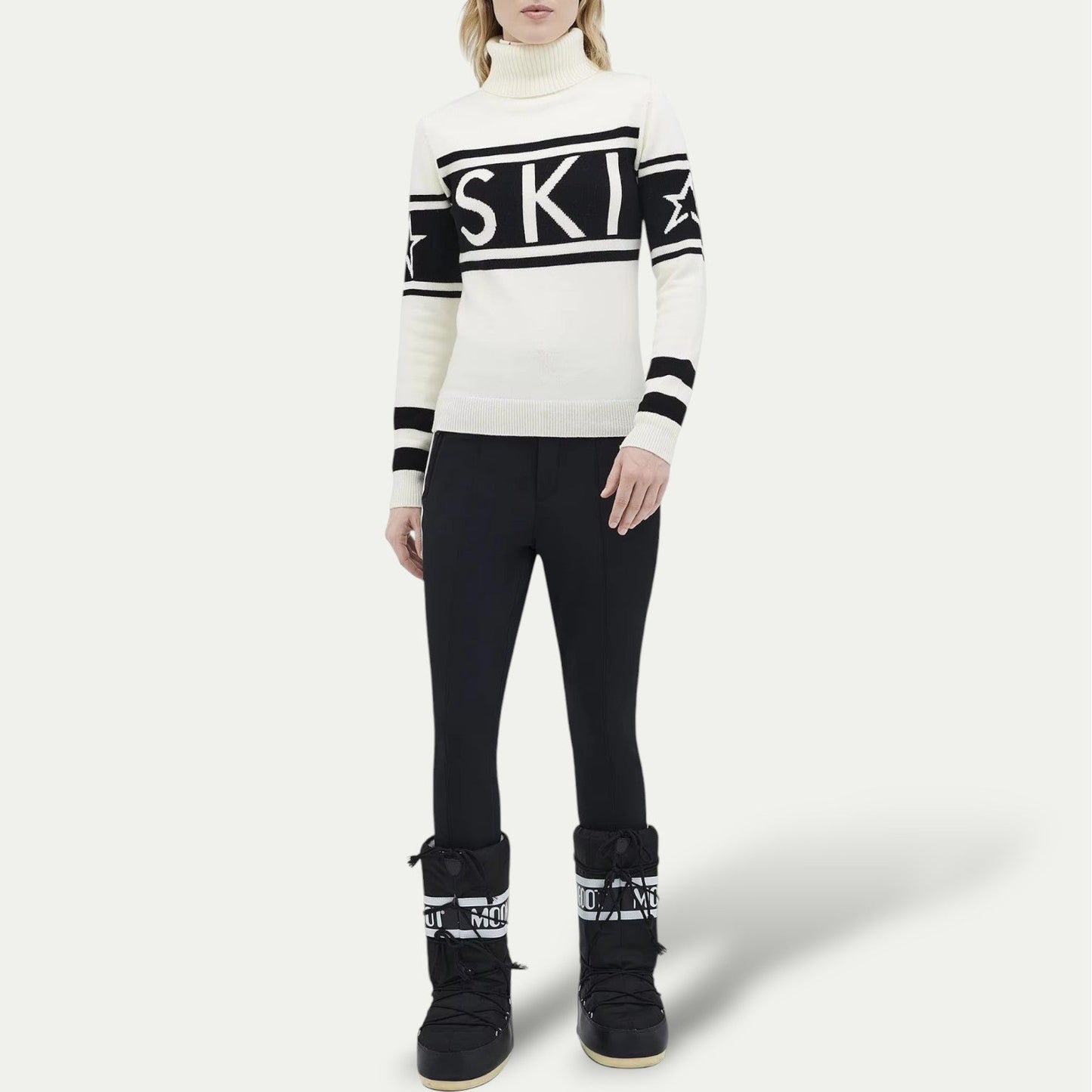 Damen Skirollkragenpullover – Eleganter Winterpullover für Skifahren & Après-Ski