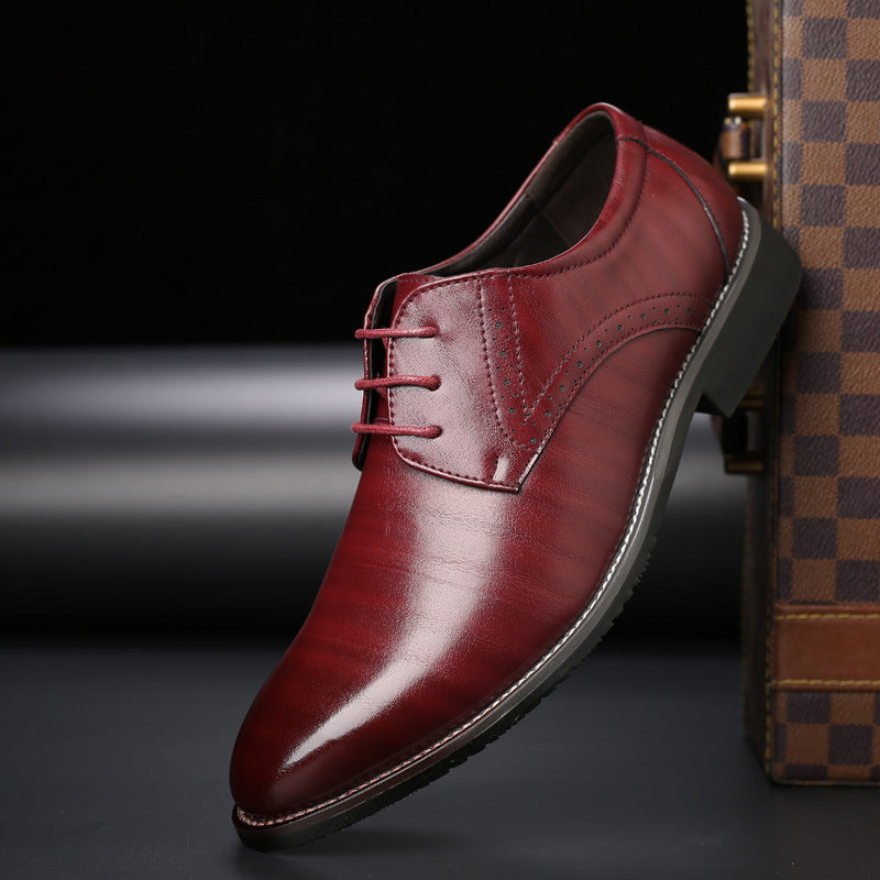 Herren Business Schnürschuhe – Elegante Brogue-Lederschuhe für Büro und besondere Anlässe