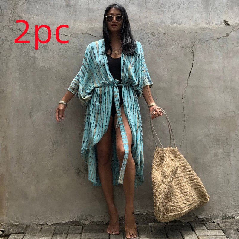 Nicole – Polyester Damen Strandkleid mit UV-Schutz