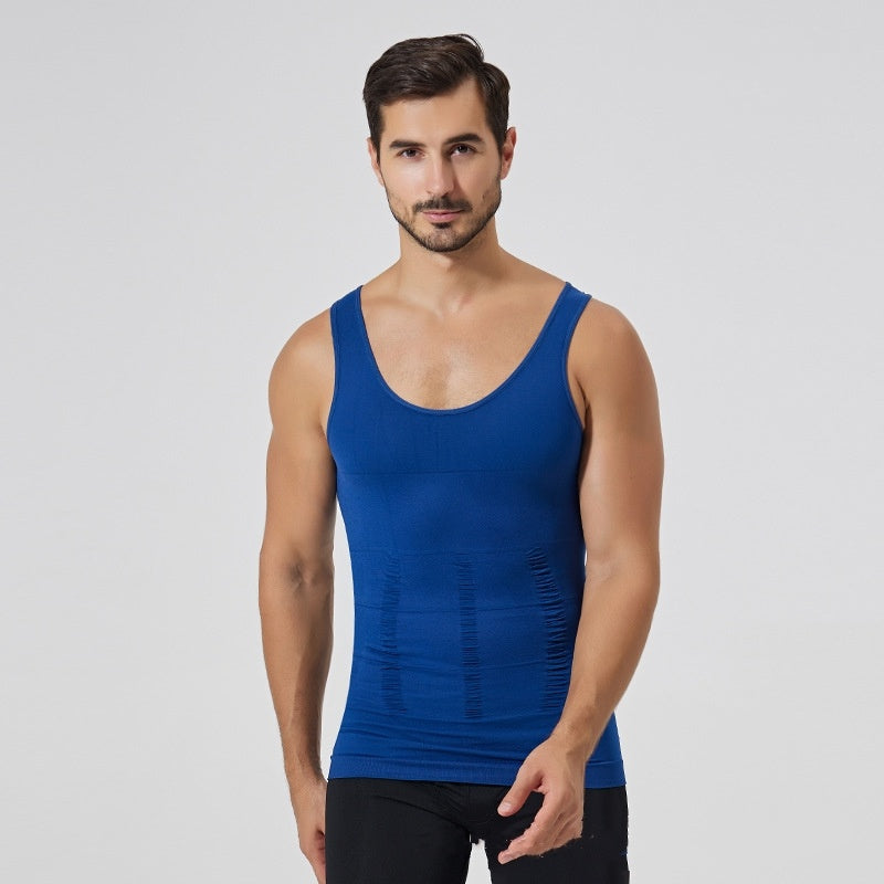 Formgebendes Herren-Unterhemd mit Figurkontrolle – Ideal für Sport und Alltag