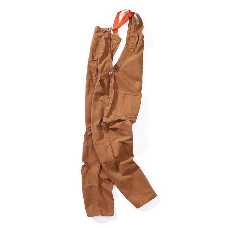 Lässiger Jumpsuit für Herren – moderner Romper im Workwear-Stil mit Taschen, ideal als casual oder cotton Jumpsuit