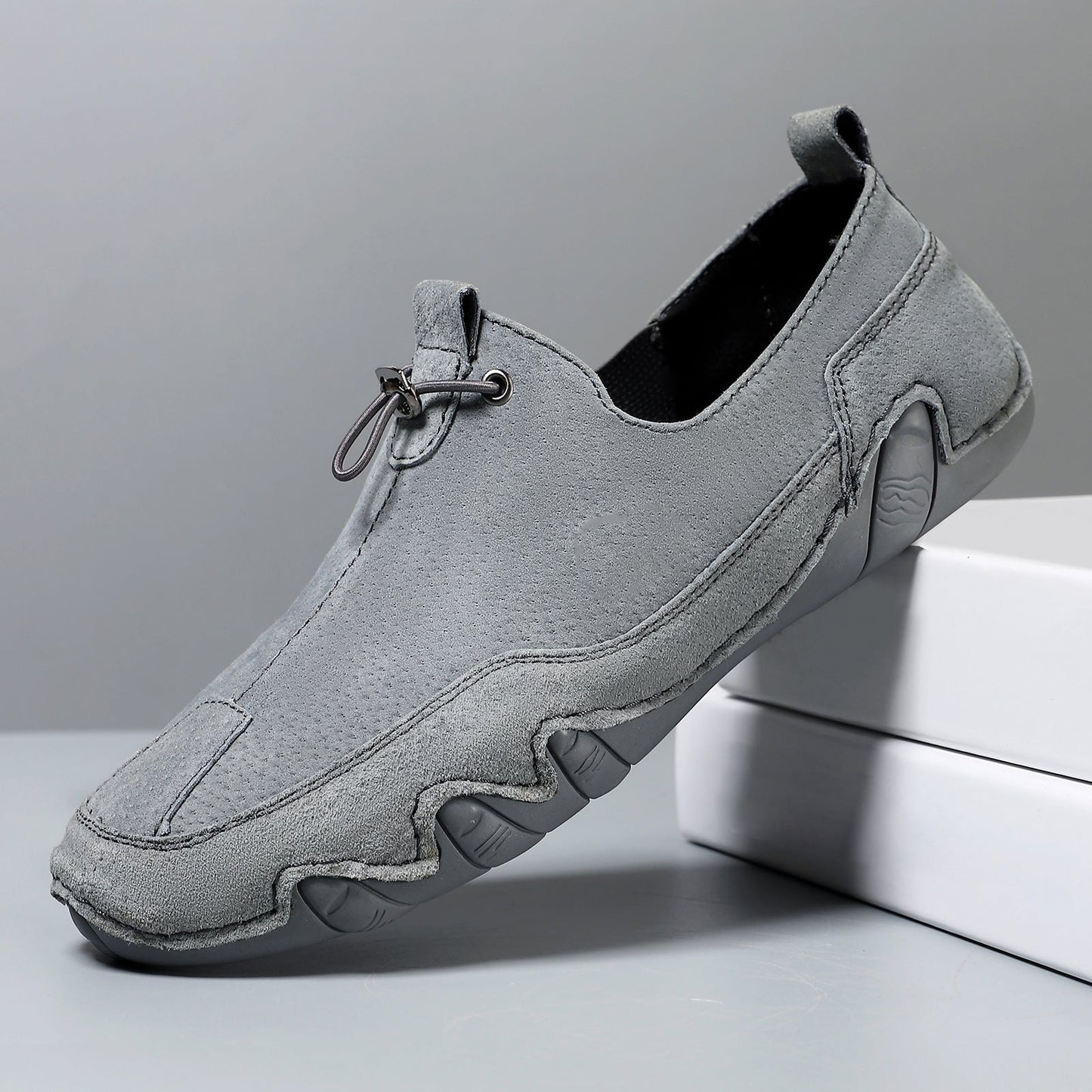 Victor – Plusgrößen Herrensportschuhe aus veganem Leder