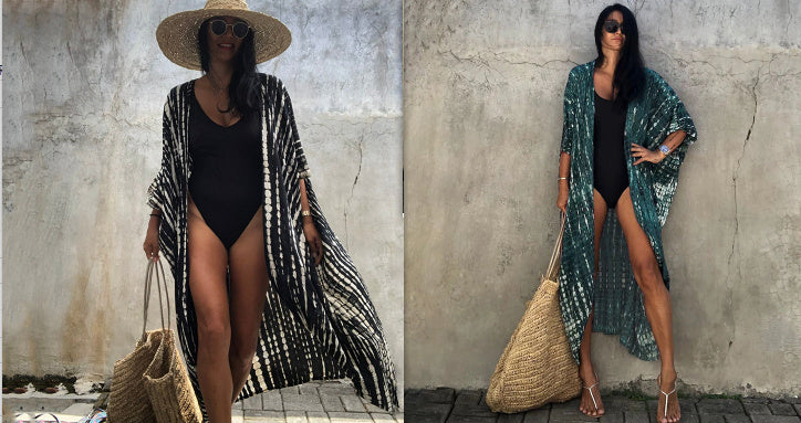 Nicole – Polyester Damen Strandkleid mit UV-Schutz