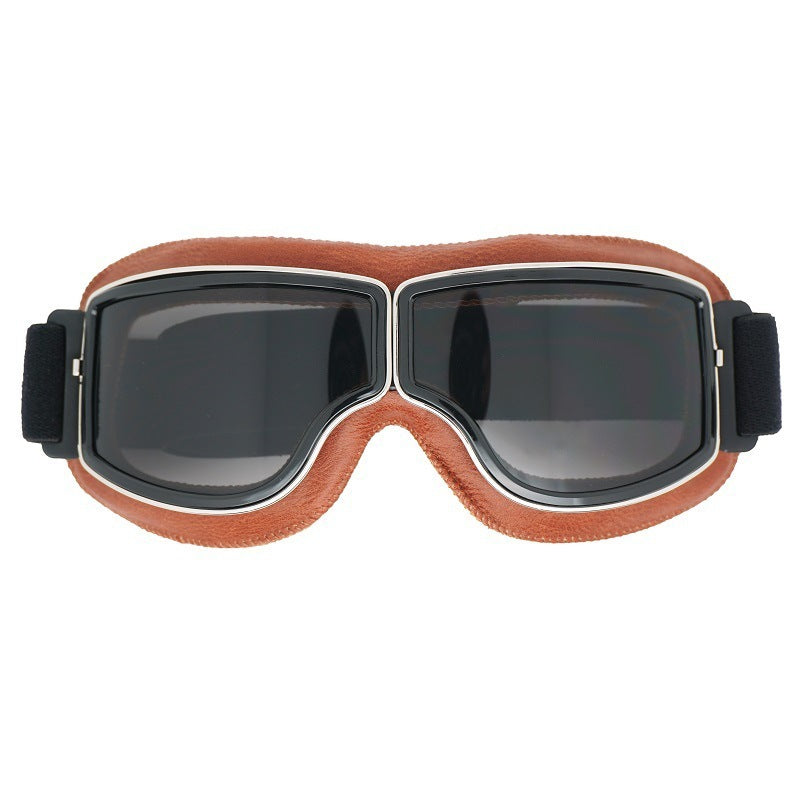 Retro Motorradbrille für Herren – stylische Pilotenbrille mit UV-Schutz, polarisiert, modisches Vintage-Design
