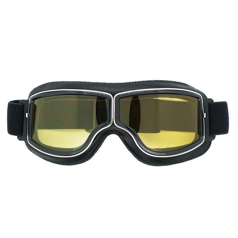 Retro Motorradbrille für Herren – stylische Pilotenbrille mit UV-Schutz, polarisiert, modisches Vintage-Design