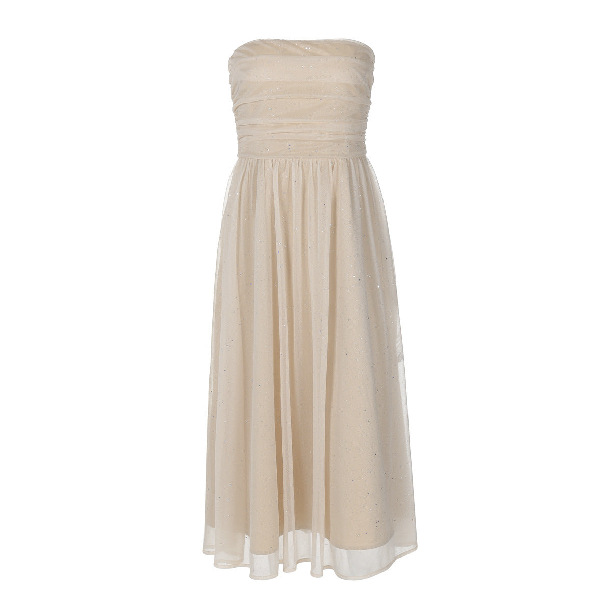 Amelia – Elegantes Damenkleid mit Pailletten und Doppellagigem Design