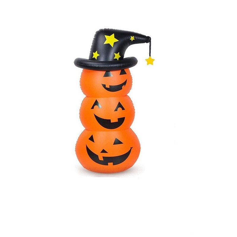 Halloween Deko Set – Aufblasbare und Leuchtende Figuren für Gruselige Atmosphäre & Partyspaß