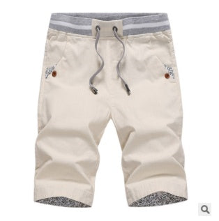 Herren Freizeit-Bermudashorts mit Kordelzug und sportlichem Look