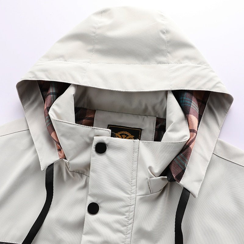 Herren Winter Outdoorjacke – Winddichte & Wasserdichte Freizeitjacke mit Kapuze, Funktion & Stil für kalte Tage