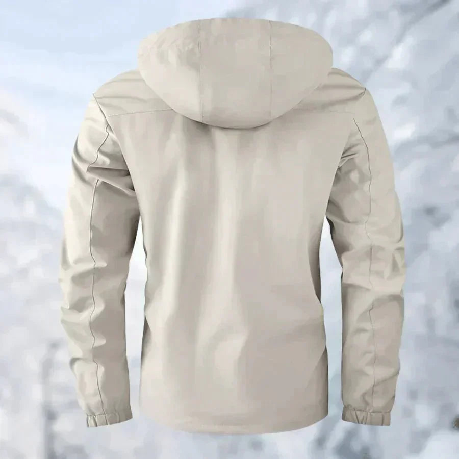 Herren Winter Outdoorjacke – Winddichte & Wasserdichte Freizeitjacke mit Kapuze, Funktion & Stil für kalte Tage