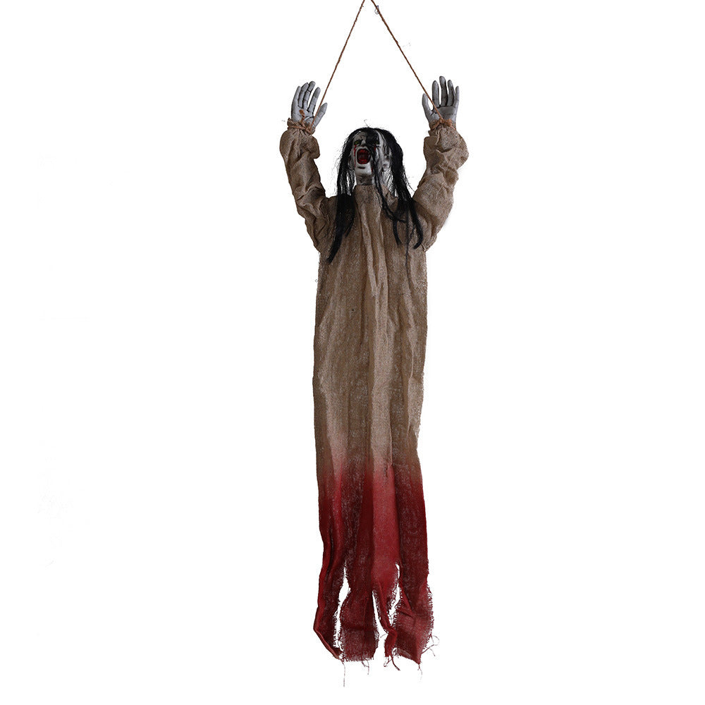 Halloween Hängende Geisterdeko – Gruselige Ornament-Figuren für Halloween-Party & Spukhaus