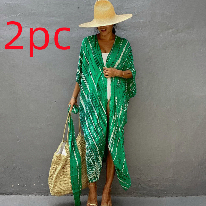 Nicole – Polyester Damen Strandkleid mit UV-Schutz