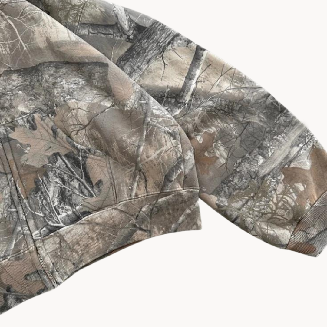 Herren Camouflage Hoodie – Lässiger Kapuzenpullover für Freizeit und Outdoor