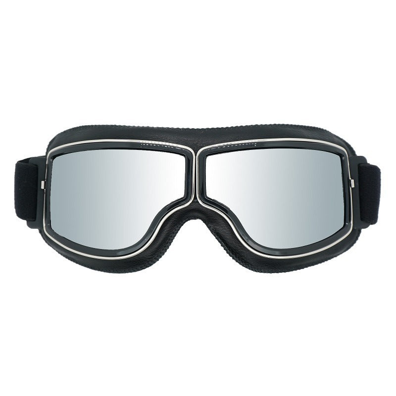 Retro Motorradbrille für Herren – stylische Pilotenbrille mit UV-Schutz, polarisiert, modisches Vintage-Design