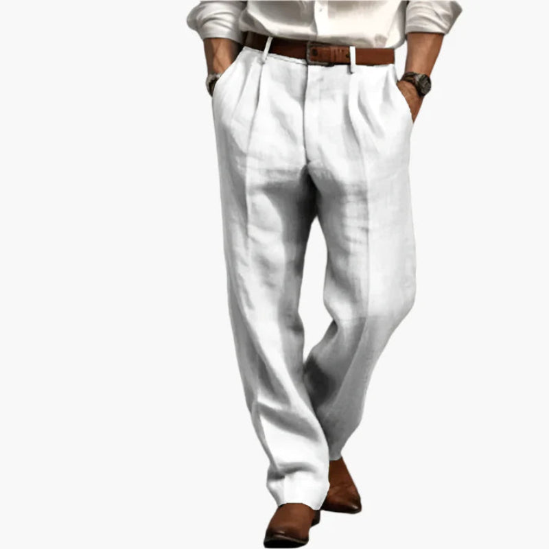 Herren Elegante Freizeithose für Büro und Alltag
