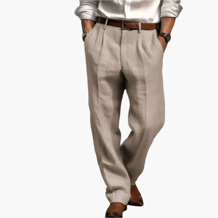 Herren Retro Businesshose mit Falten – Klassischer Schnitt, Eleganter Stil, Perfekt für Büro & Freizeit