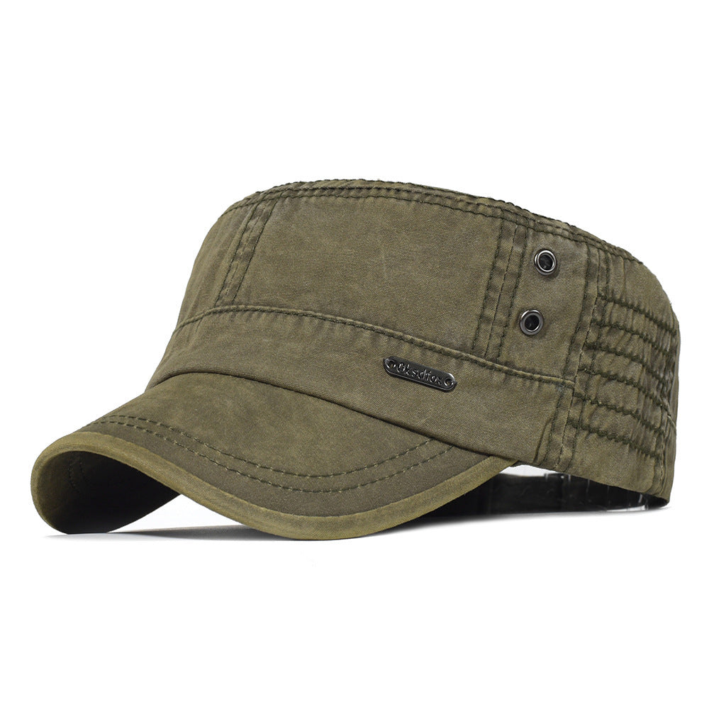 Herren Militär-Stil Schirmmütze im Vintage-Look – Lässiges Streetwear Accessoire