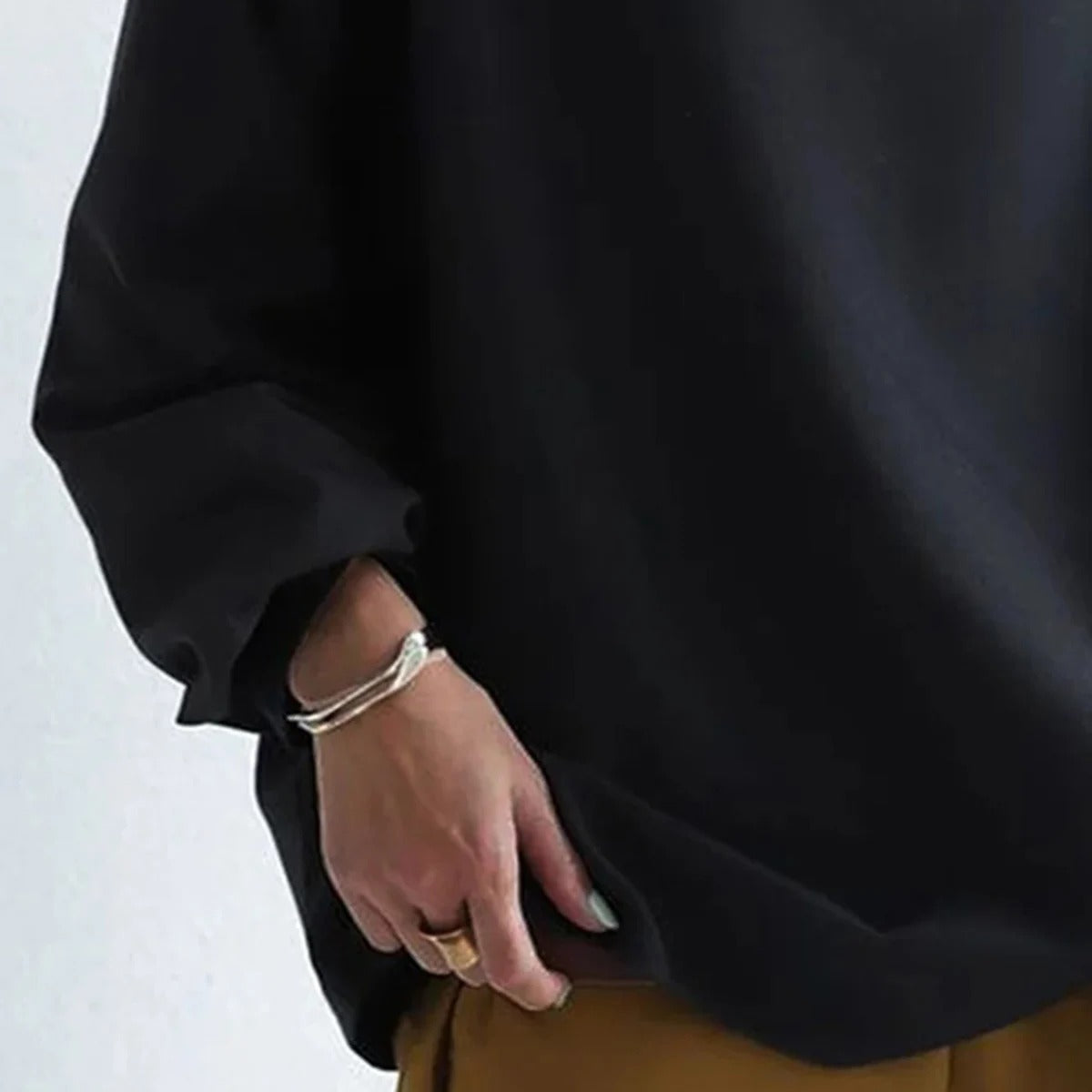 Damen Oversize Pullover mit Langarm – Moderner Casual Stil für Alltag und Büro