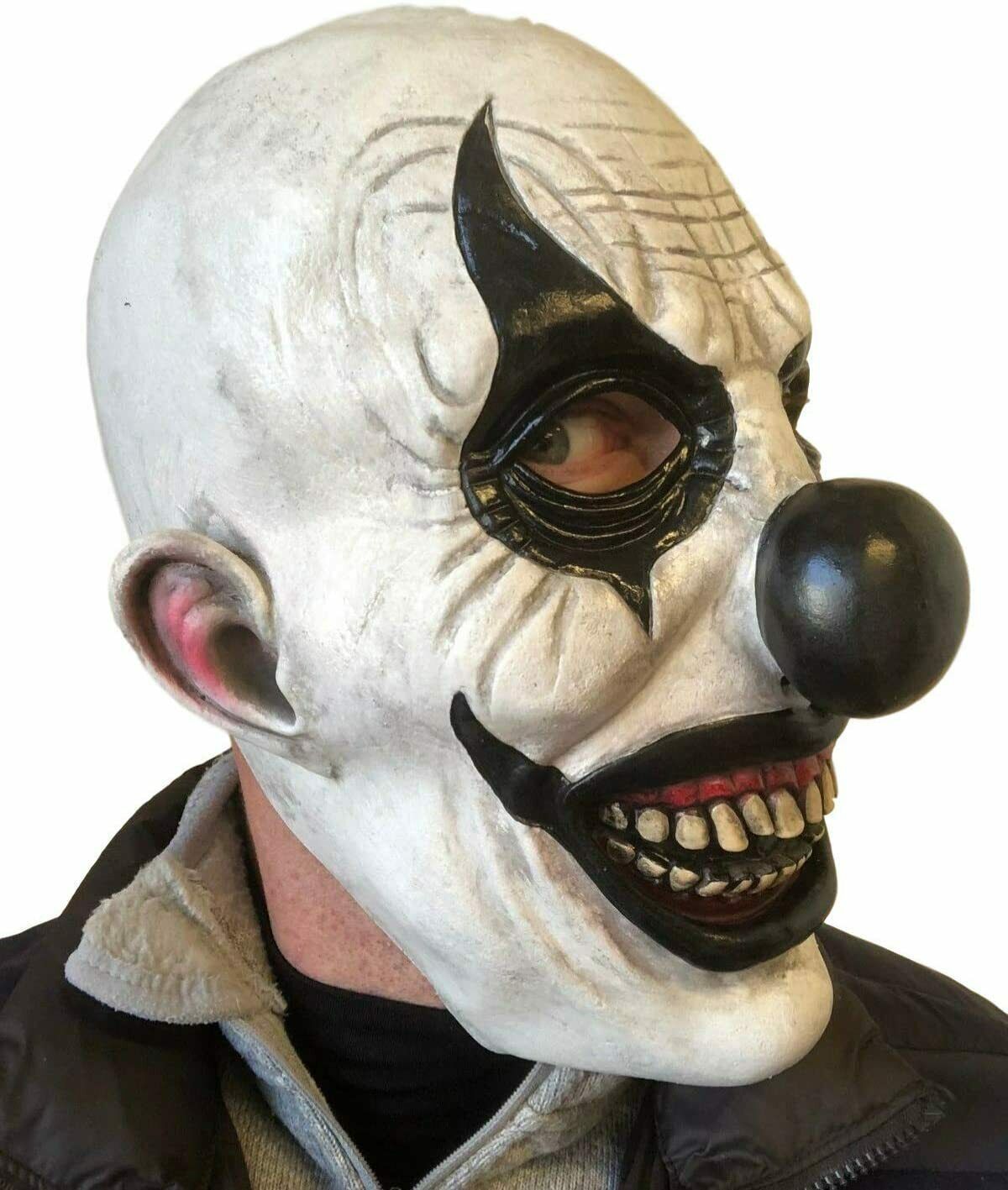 Halloween Clown Maske für Erwachsene – Gruselige Horror Verkleidung für Partys & Deko