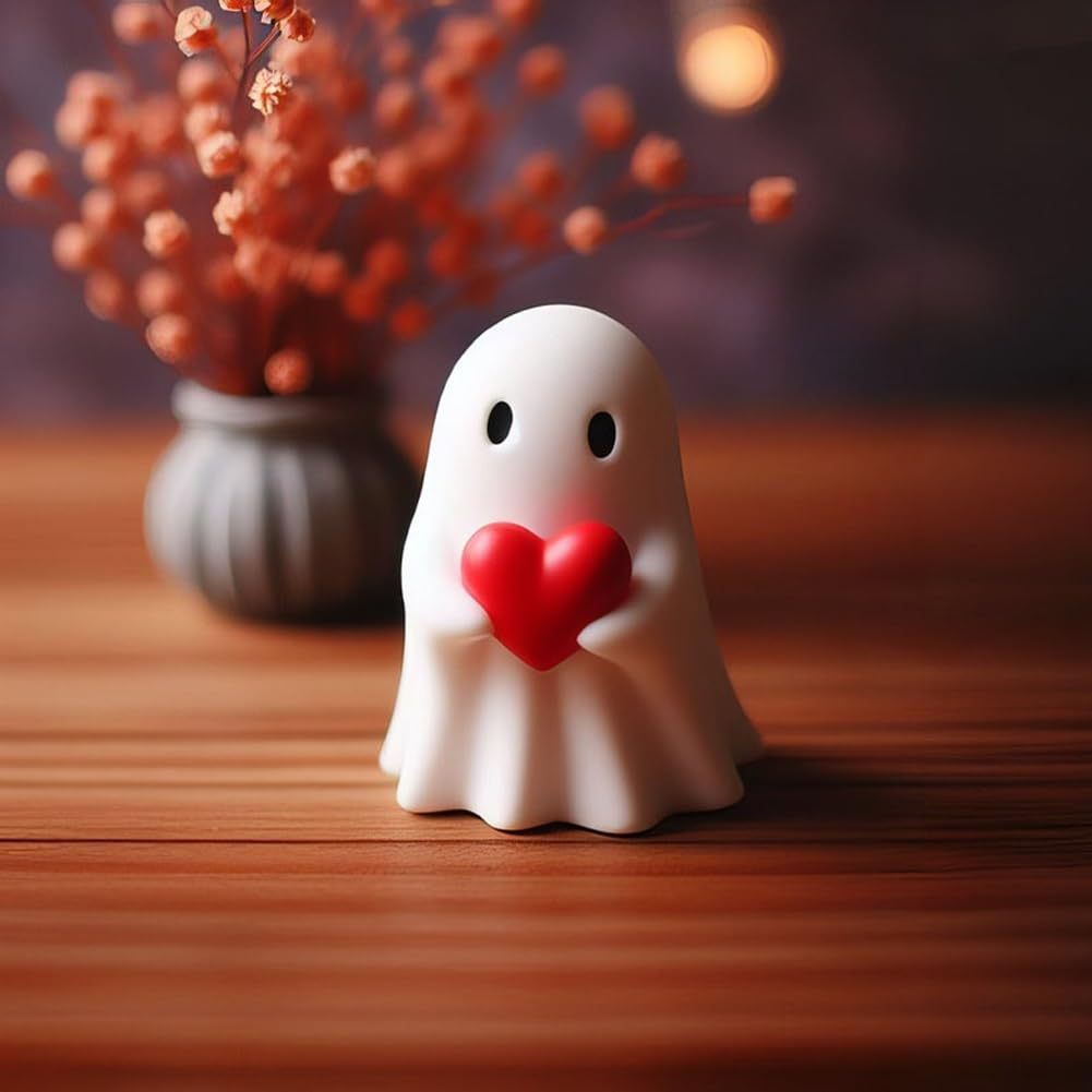 Halloween Dekofigur Geist mit Mittelfinger – Lustige Gruseldeko für Halloween-Partys