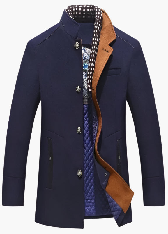 Herren Slim Fit Mantel im Knightsman-Stil – Eleganter Gehrock für besondere Anlässe