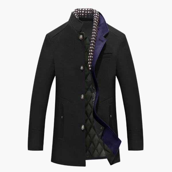 Herren Slim Fit Mantel im Knightsman-Stil – Eleganter Gehrock für besondere Anlässe