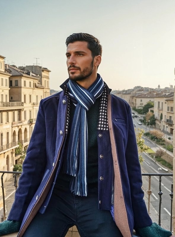 Herren Slim Fit Mantel im Knightsman-Stil – Eleganter Gehrock für besondere Anlässe