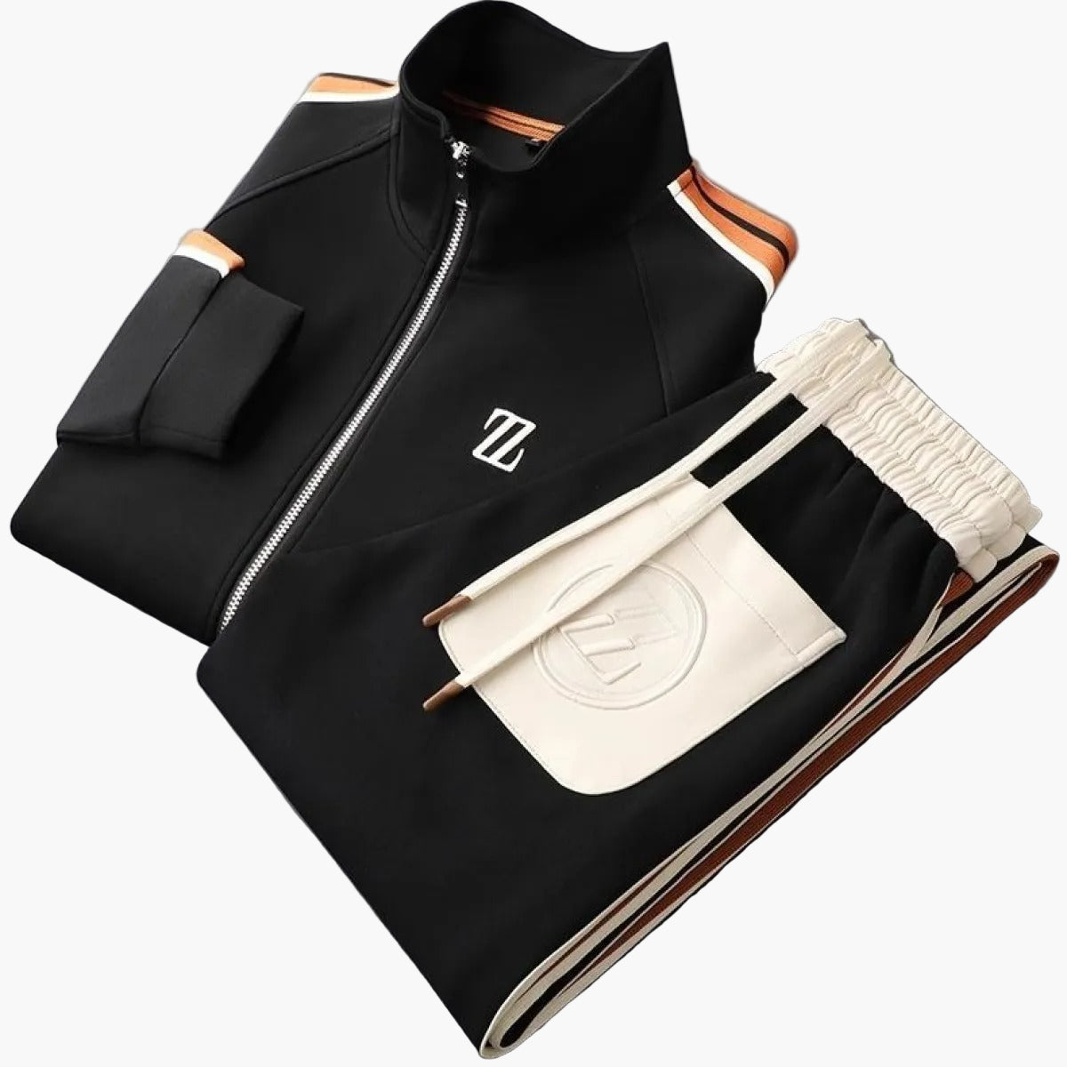 Herren Trainingsanzug Set Modern Sport Style – 2-teiliges Track Suit für Fitness & Freizeit