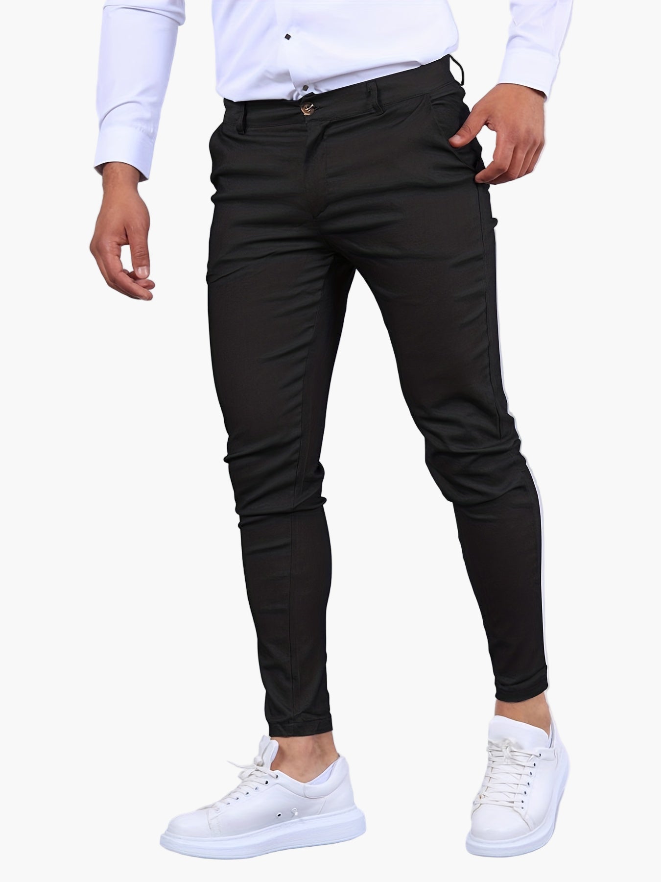 Herren Skinny-Fit Chinohose – Modern, Schmal geschnitten, Vielseitig für Freizeit und Büro