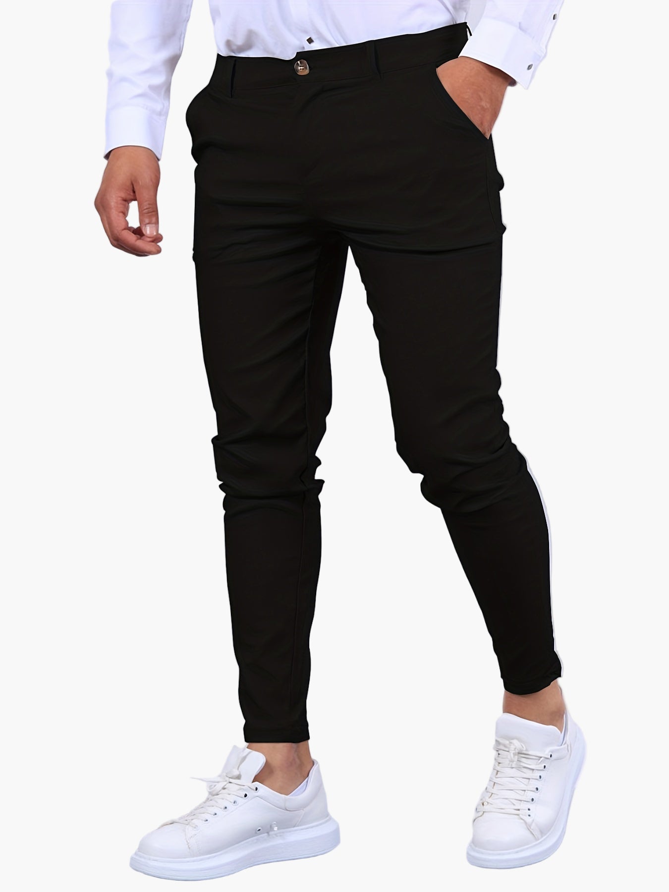 Herren Skinny-Fit Chinohose – Modern, Schmal geschnitten, Vielseitig für Freizeit und Büro