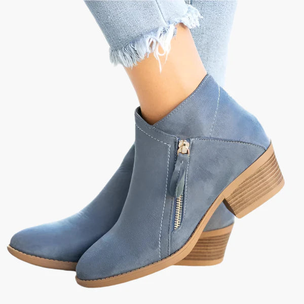 Damen Bequeme Orthopädische Stiefeletten – Vintage Stil für Alltag und Freizeit