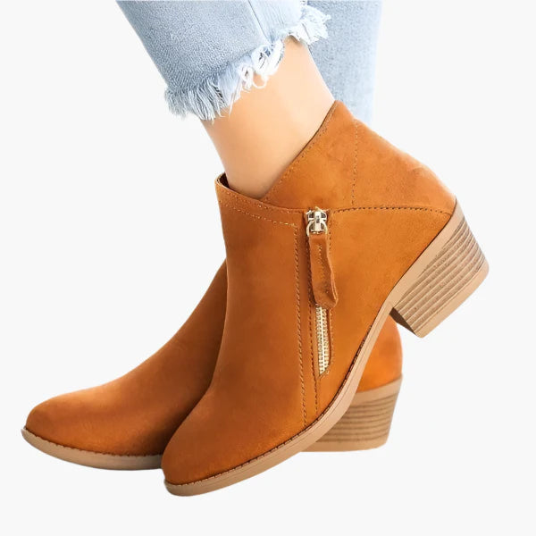 Damen Bequeme Orthopädische Stiefeletten – Vintage Stil für Alltag und Freizeit