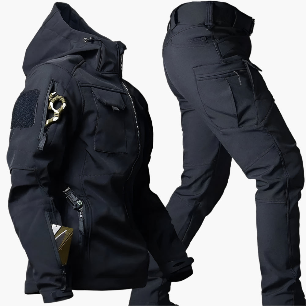 Herren Outdoor Taktikanzug – Funktionsjacke und Hose für Abenteuer und Sport