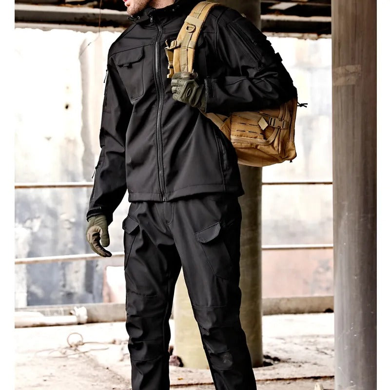 Herren Outdoor Taktikanzug – Funktionsjacke und Hose für Abenteuer und Sport
