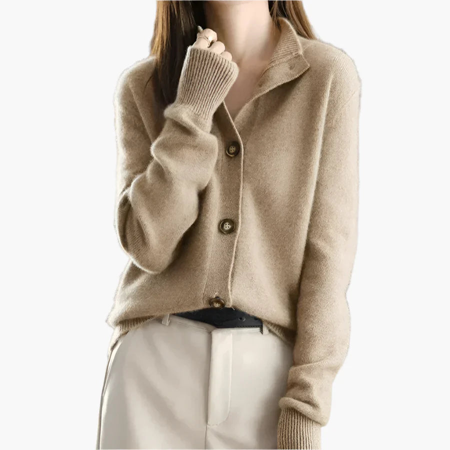 Damen Strickjacke im Casual-Stil – Eleganter Cardigan für Alltag und Büro