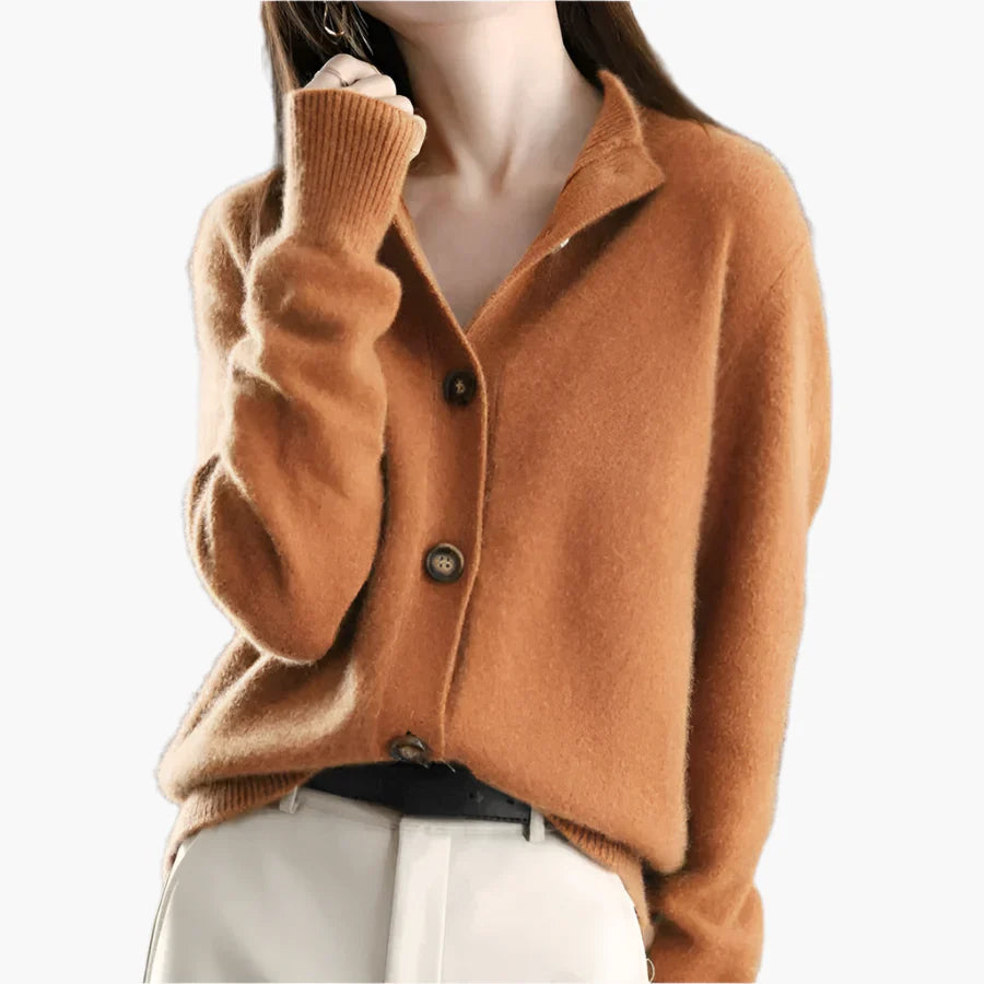 Damen Strickjacke im Casual-Stil – Eleganter Cardigan für Alltag und Büro