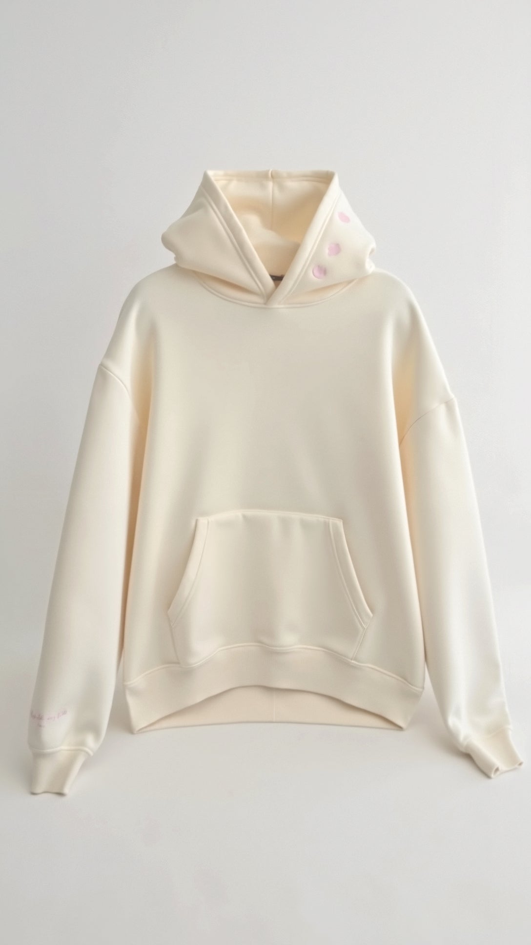 Damen Kapuzenpullover im Oversize-Look mit tropischer Stickerei – Freizeit & Streetwear Hoodie