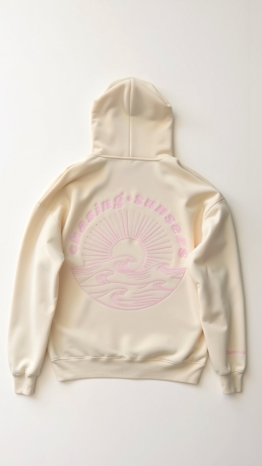 Damen Kapuzenpullover im Oversize-Look mit tropischer Stickerei – Freizeit & Streetwear Hoodie