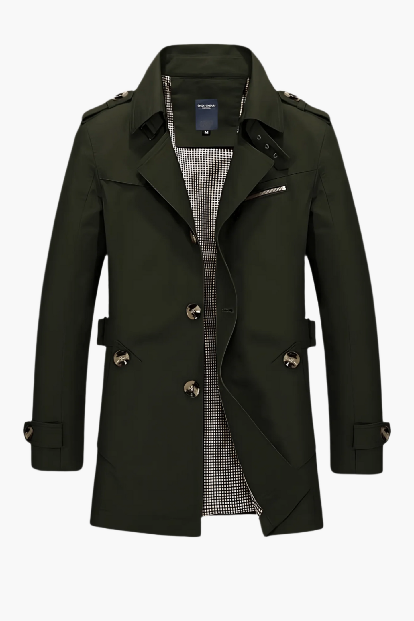 Herren Trenchcoat Klassisch Modern Stil – Eleganter Mantel für Business und Freizeit